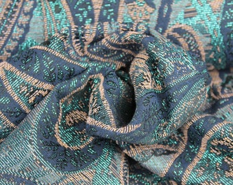 Jaquard "Paisley" Glitzer