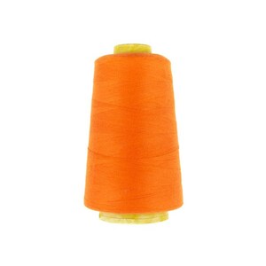2 x overlock thread orange 3000 yards