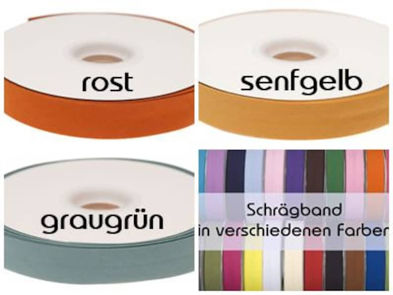 3m Schrägband verschiedene Farben Bild 10