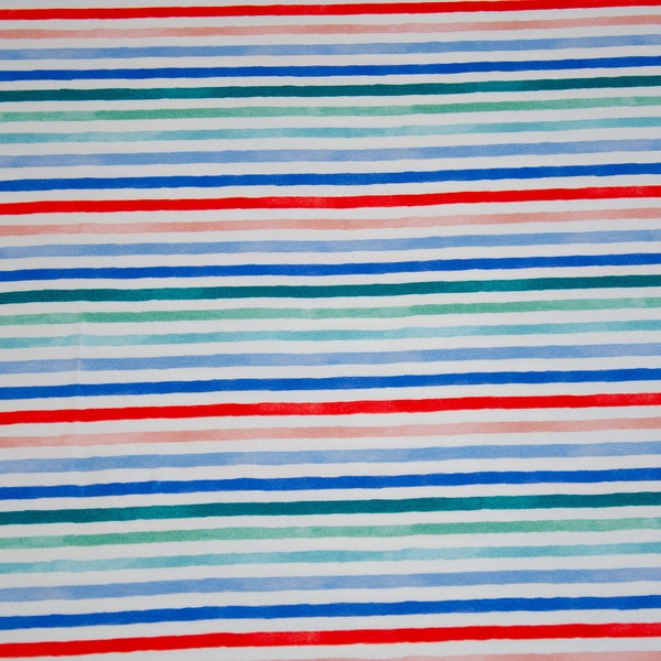 Hilco jersey "Ocean Stripe" striped, dark blue, red, mint