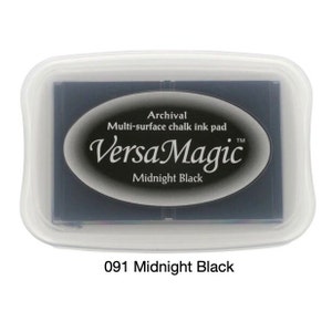 Tsukineko Inktkussen • VersaMagic L Krijtkussen Midnight Black