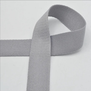 2 m Soft Webbing 40 mm - silver grey