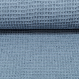 Waffle Piqué Nelson uni - smoke blue