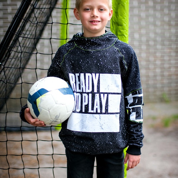 French Terry "ready to play" Panel Fußball, Thorsten Berger