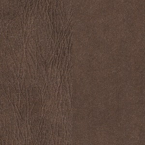 Può includere: Primo piano di una texture in pelle marrone con una superficie liscia e uniforme sul lato destro.