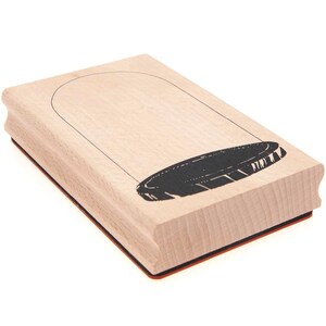 Rico Design Paper Tampon poétique "Cloche en verre" carré 7,5 x 12 cm