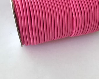 Rubberen koord sterk roze 5 m