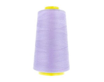 2 x overlock thread lilac / light purple 3000 yards