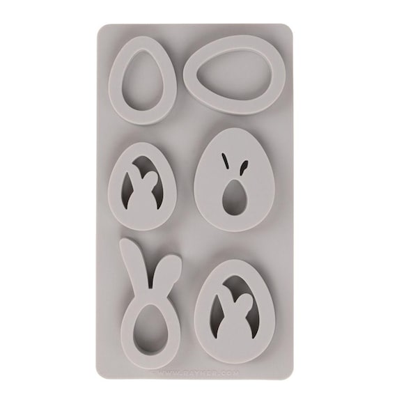 Lot De 4 Moules En Silicone Pour œufs De Pâques En Forme De Lapin De Pâques