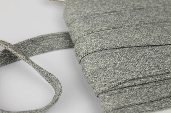 3m Hoodieband hellgrau meliert 17mm Breite, Kordel grau meliert, Flachkordel grau meliert, Kordel für Hoodies, Kordel für Rucksäcke, 3m Hoodieband hellgrau meliert 17mm Breite, Kordel grau meliert, Flachkordel grau meliert, Kordel für Hoodies, Kordel für Rucksäcke,