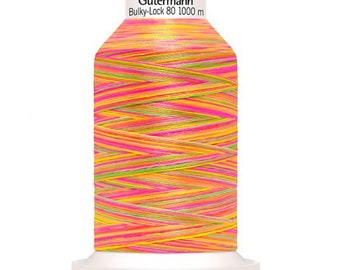 Gütermann Bulky-Lock 80 bulky thread 9878 multicolor - 1000 m