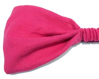 Bandana Kopftuch fuchsia pink Damen Kinder Sonnenschutz