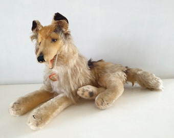 vintage lassie stuffed animal