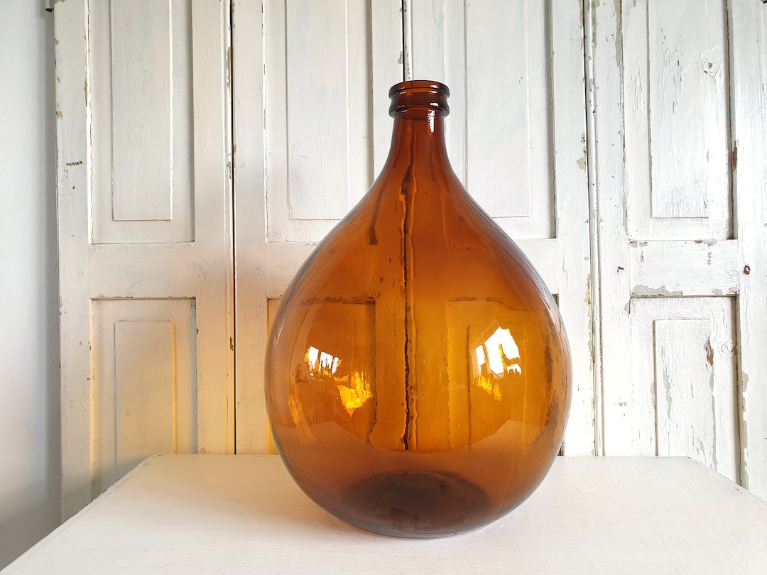 Old Wine Balloon Fermentation Balloon Glass Balloon Vase Etsy
