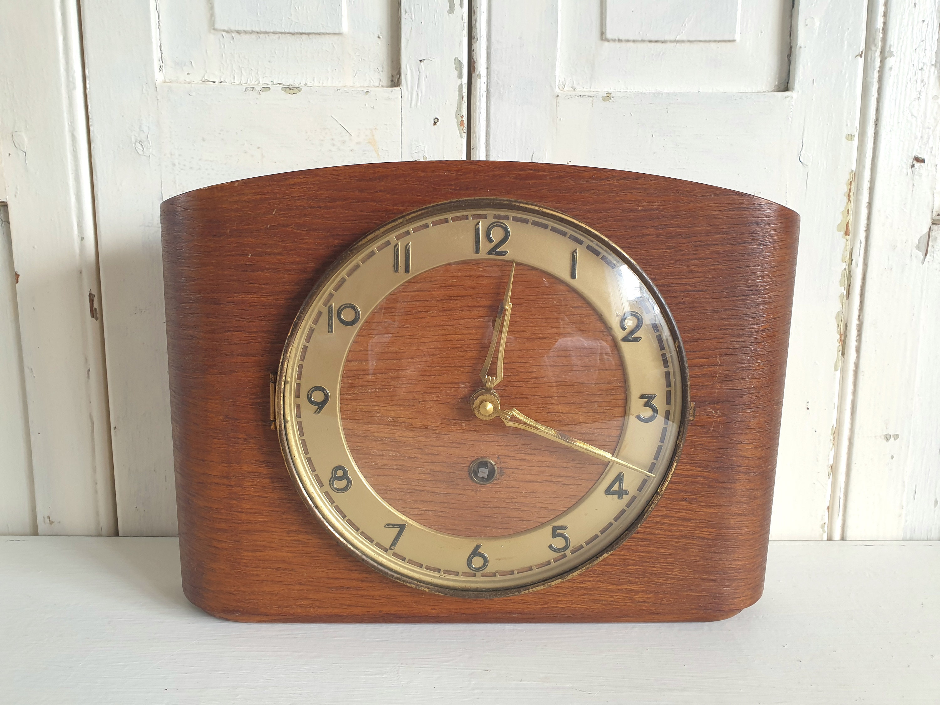 Oude Keuken Klok Vintage Wandklok Junghans Uurwerk - Etsy België