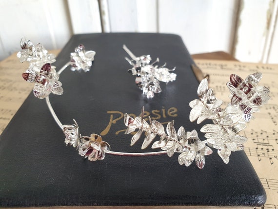 Dninmim Damen Tiara Brautkrone - Goldene Hochzeitskrone Mit Strass 15,5cm Diadem