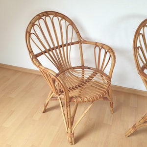 Vintage bambus sessel - Etsy.de