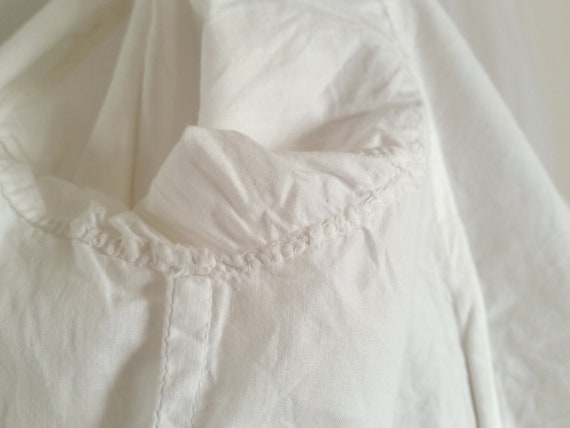antique blouse, camisole, victorian linen, white … - image 6