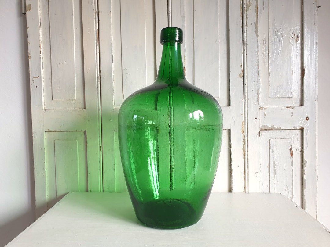 Old Wine Balloon Fermentation Balloon Wine Bottle Vase Etsy