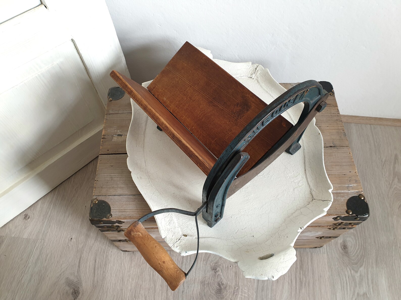 Old Bread Cutter Antique Bread Cutter Manual Lever Arm Etsy