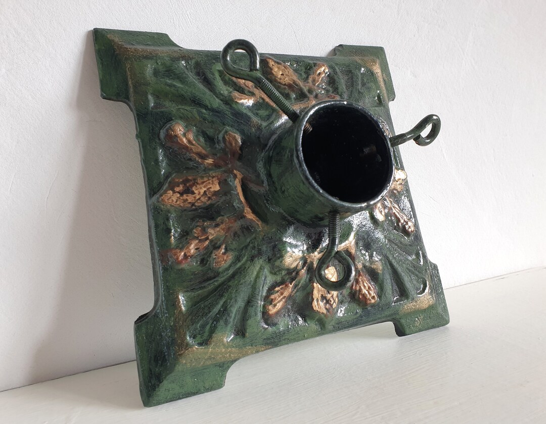 Old Christmas Tree Stand Antique Christmas Tree Stand Cast Etsy