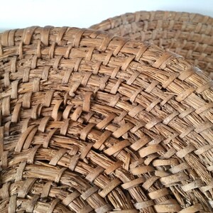 Alter Brotkorb antiker flacher Gärkorb handgemachter | Etsy