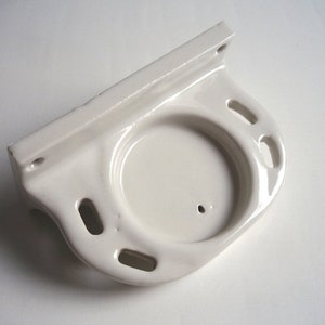 old toothbrush cup holder, antique soap holder, vintage ceramic, ironstone, shabby, brocante, country house bathroom