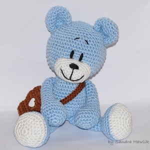 Instructions de crochet, modèle, modèle de crochet, crochet, amigurumi, crocheté, allemand, anglais, Teddy, ours en peluche, crocheté, PDF image 2