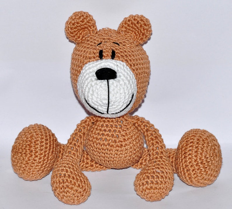 Crochet instructions, crochet pattern, amigurumi, German, English, Teddy, teddybear, PDF/ E-book image 2