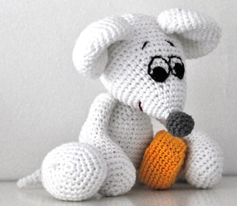 Patron au crochet, gabarit, amigurumi, crochet, allemand, souris, PDF, e-book image 3