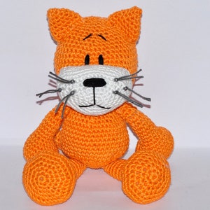 Patron au crochet, modèle, patron au crochet, crochet, amigurumi, crochet, allemand, anglais, chat, matou, chat, matou, PDF image 3