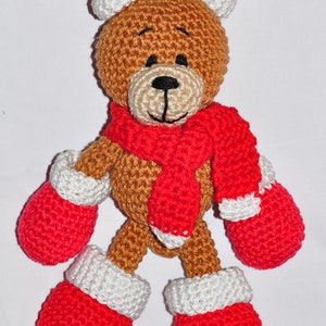 Crochet instructions, template, crochet pattern, crochet, amigurumi, crocheted, German, English, Teddy, teddybear PDF, E-book image 2