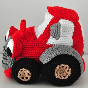 Häkelanleitung, Vorlage , amigurumi, gehäkelt, German, , Traktor, gehäkelt, PDF, E-book Bild 2