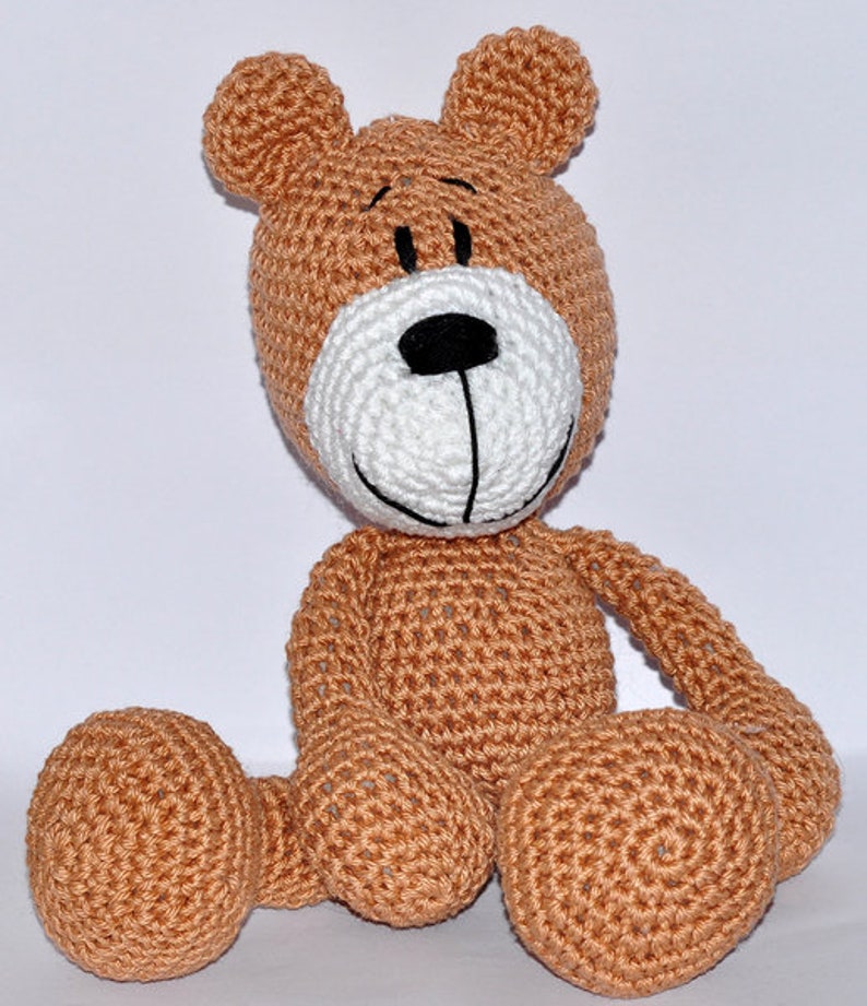 Instructions au crochet, patron au crochet, amigurumi, allemand, anglais, Teddy, ours en peluche, PDF/ E-book image 4