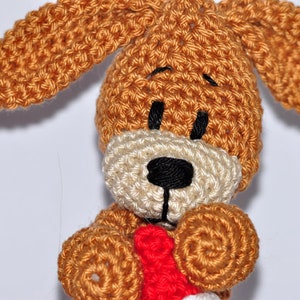 Modèle au crochet, modèle, amigurumi, crochet, allemand, allemand, Noël, lapin, PDF, E-book image 3