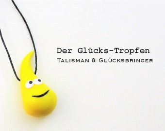 Glücksbringer in gelb / Glücks-Tropfen / Geschenke für Frauen