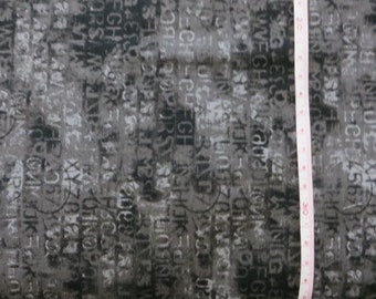 Fabric "Font Grey-Black"