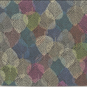 Patchwork fabric &quot;Essence of Peace&quot; colorful leaves