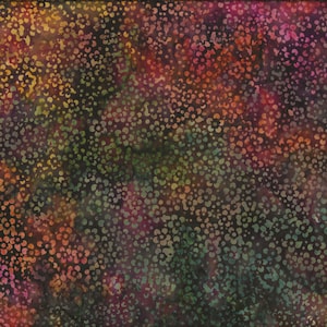 Batik fabric &quot;Bouquet Earth&quot; Iceland Batik