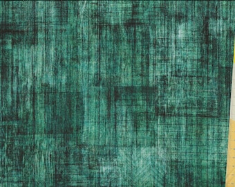 Patchwork fabric "Into the Woods" antique wood, vintage emerald green