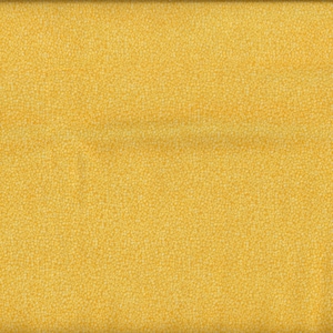 Op de afbeelding: Een gele stof met witte stippen. De stof is getextureerd en heeft een subtiele glans.