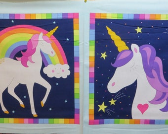 Patchwork fabric "Unicorn Panel" Unicorn