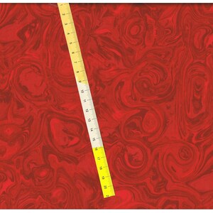 Patchwork fabric &quot;Marbella red&quot;