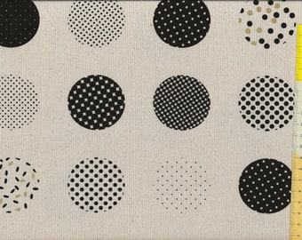Canvas, "Sew Happy" Zen Chic, Brigitte Heitland, beige-schwarz-gold