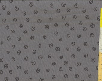 Patchworkstoff  "Kringel grau"