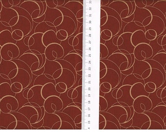 Stoff "Bordeaux - beige"