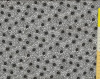 Patchwork fabric "Mosaic Dots" black and white