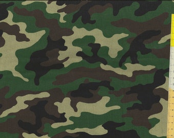 Patchworkstoff  " Camo grün-braun " Camouflage grün-braun