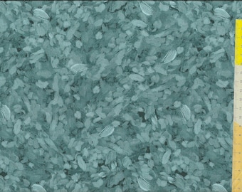 Patchwork fabric "Joyful Garden" WatercolorTexture, light turquoise