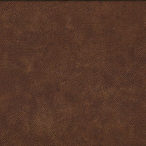 Könnte beinhalten: Brauner Stoff mit einem strukturierten Muster aus kleinen Sechsecken.